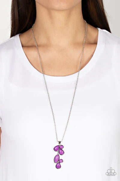 Wild Bunch Flair - Purple necklace B121