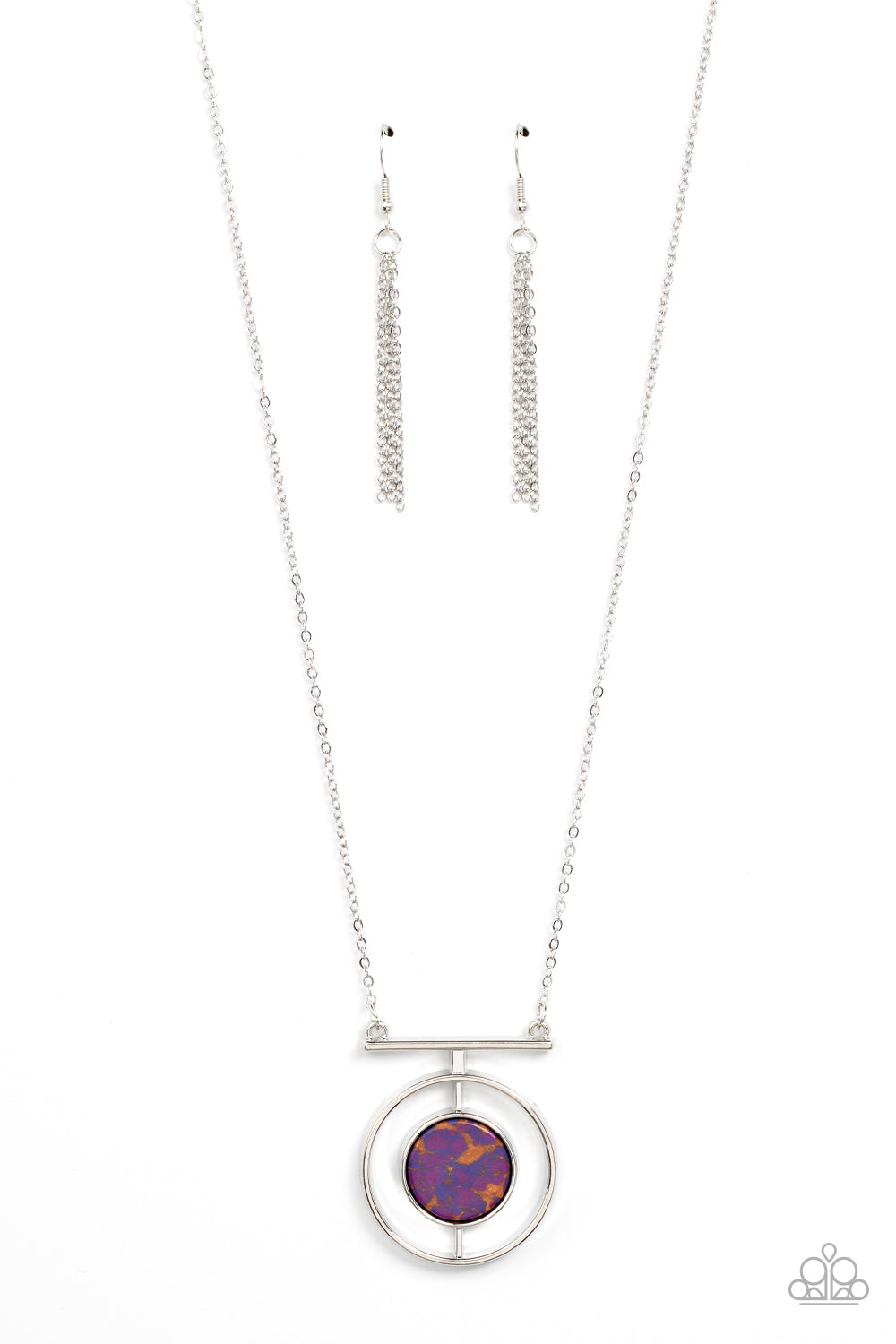Boulevard Bazaar - Purple necklace A029