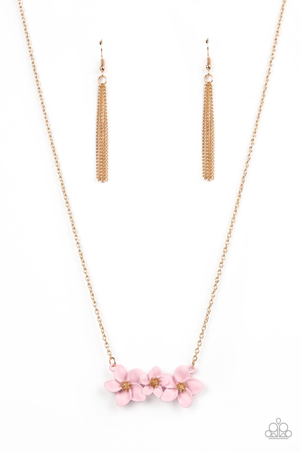 Petunia Picnic - Pink necklace A021