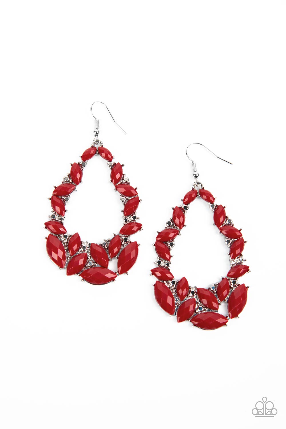 Tenacious Treasure - Red earring B117