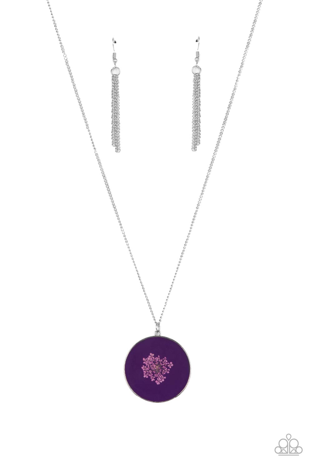 Prairie Picnic - Purple necklace A063
