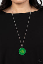 Load image into Gallery viewer, Prairie Picnic - Green Necklace A022
