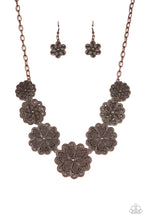Load image into Gallery viewer, Basketful of Blossoms - Copper necklace C001
