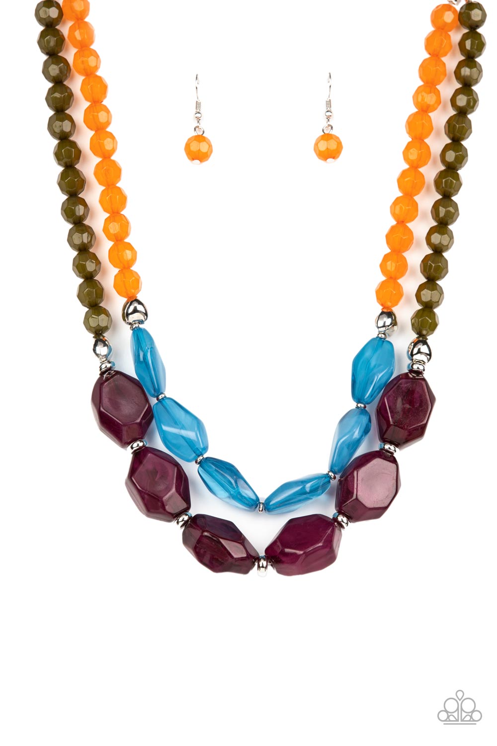 Tropical Trove - Purple necklace B117