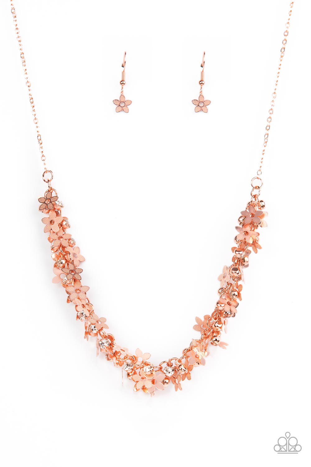 Fearlessly Floral - Copper necklace B128
