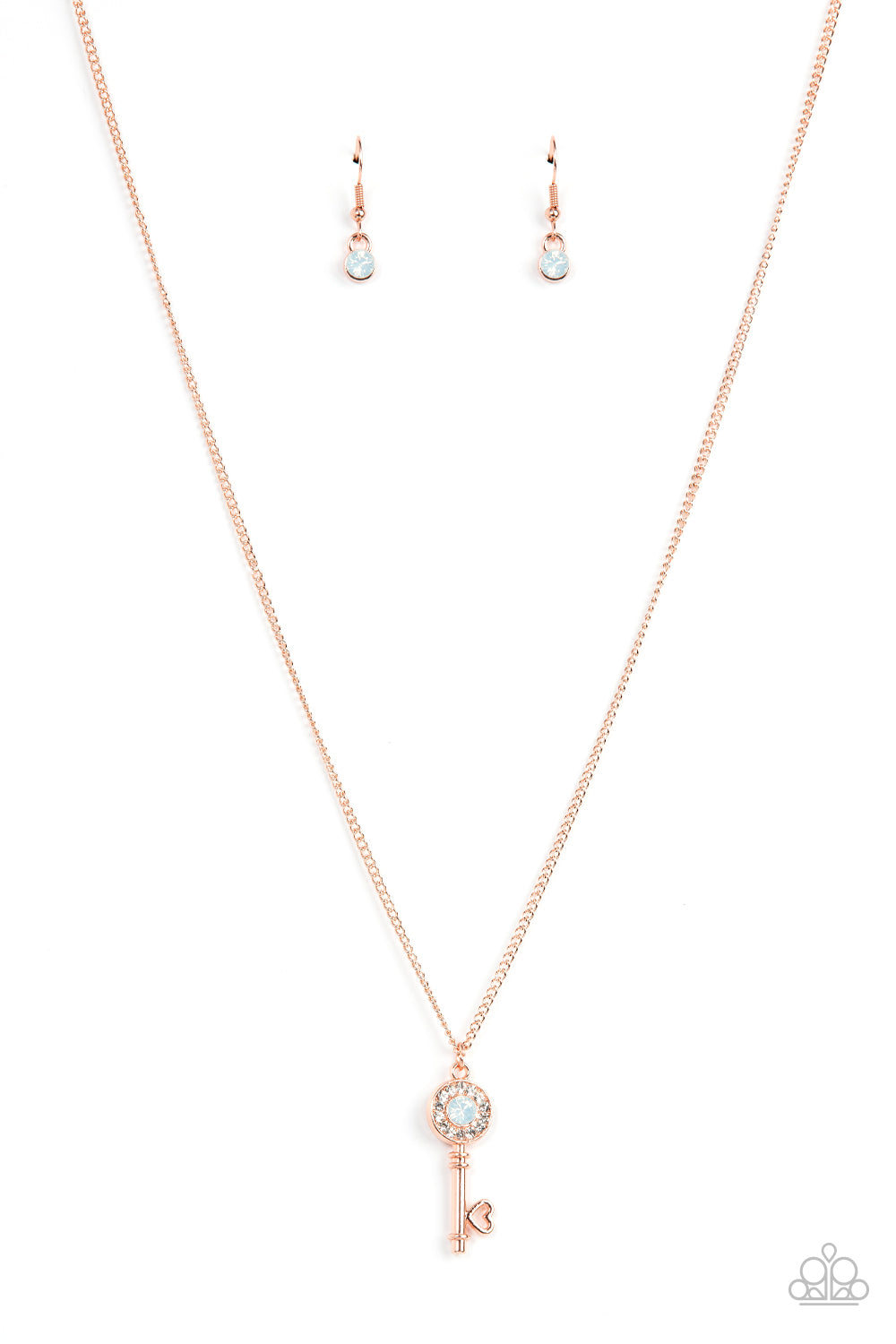 Prized Key Player - Copper necklace A062