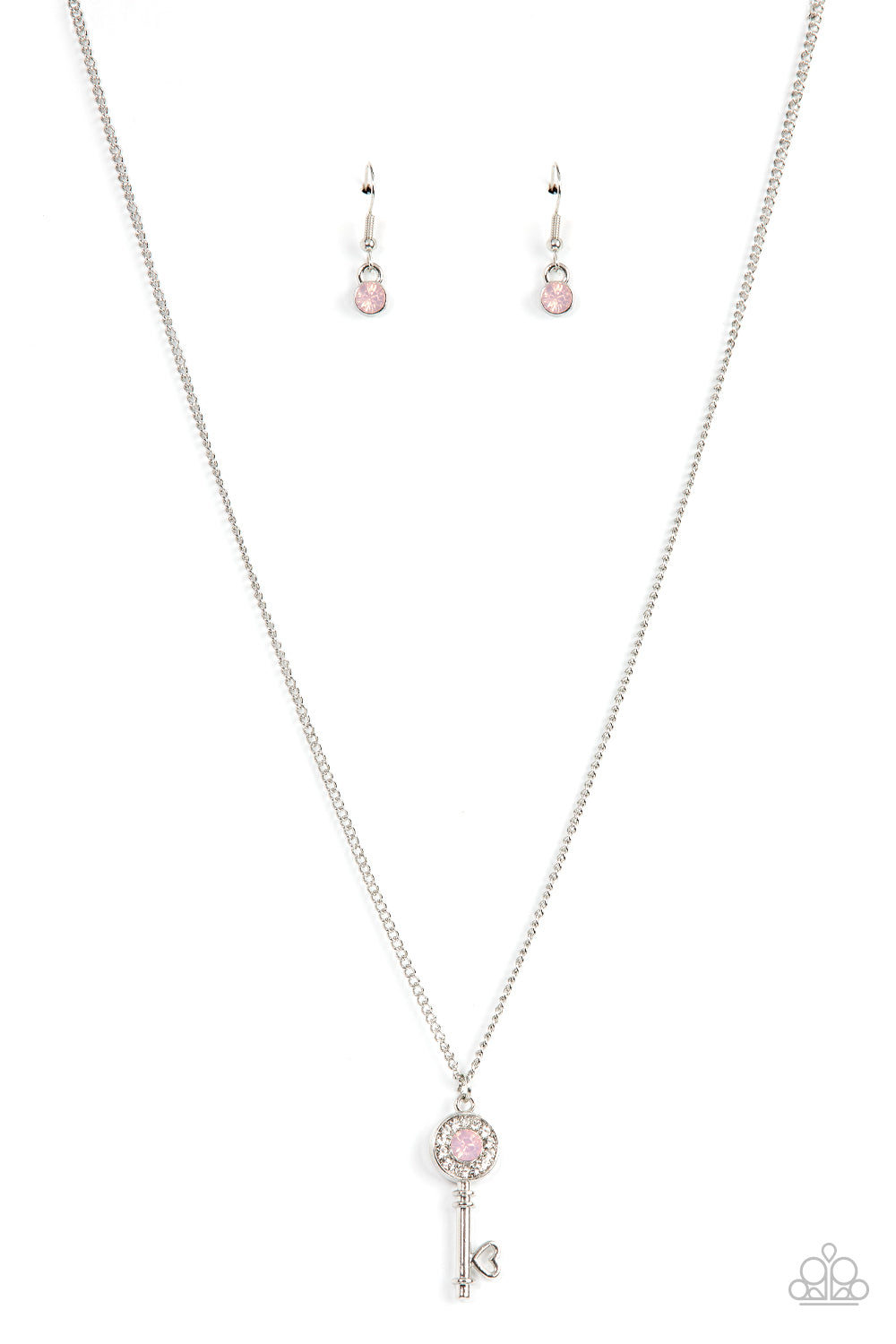 Prized Key Player - Pink necklace 2235