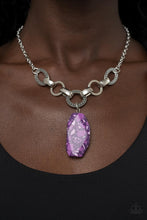 Load image into Gallery viewer, Mystical Mineral - Purple necklace A053
