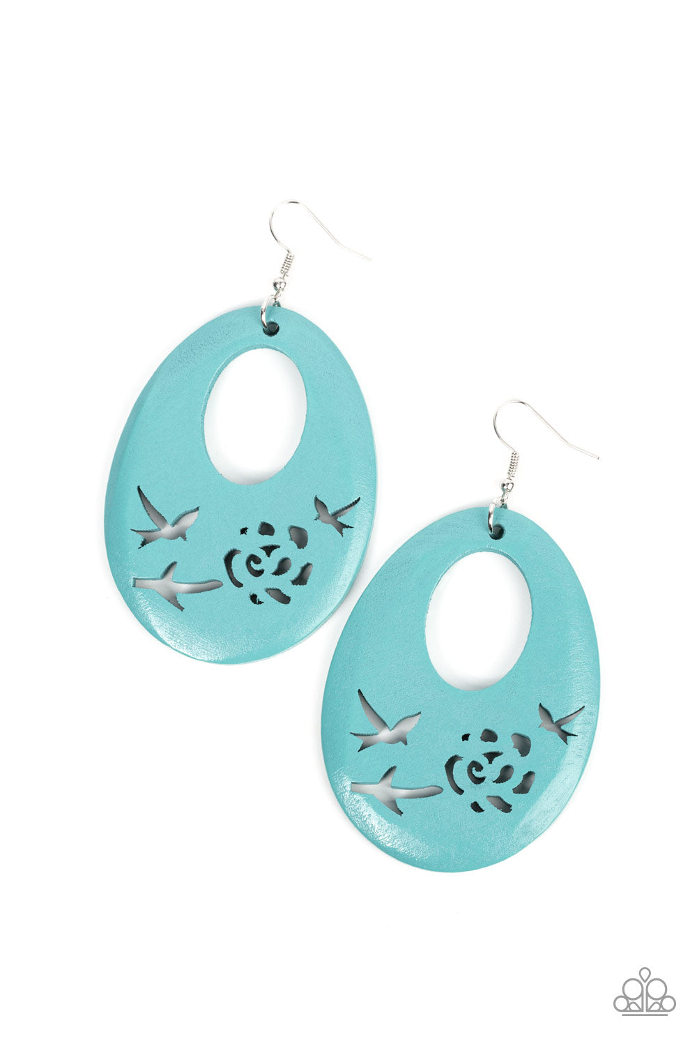 Home TWEET Home - Blue earring 2165