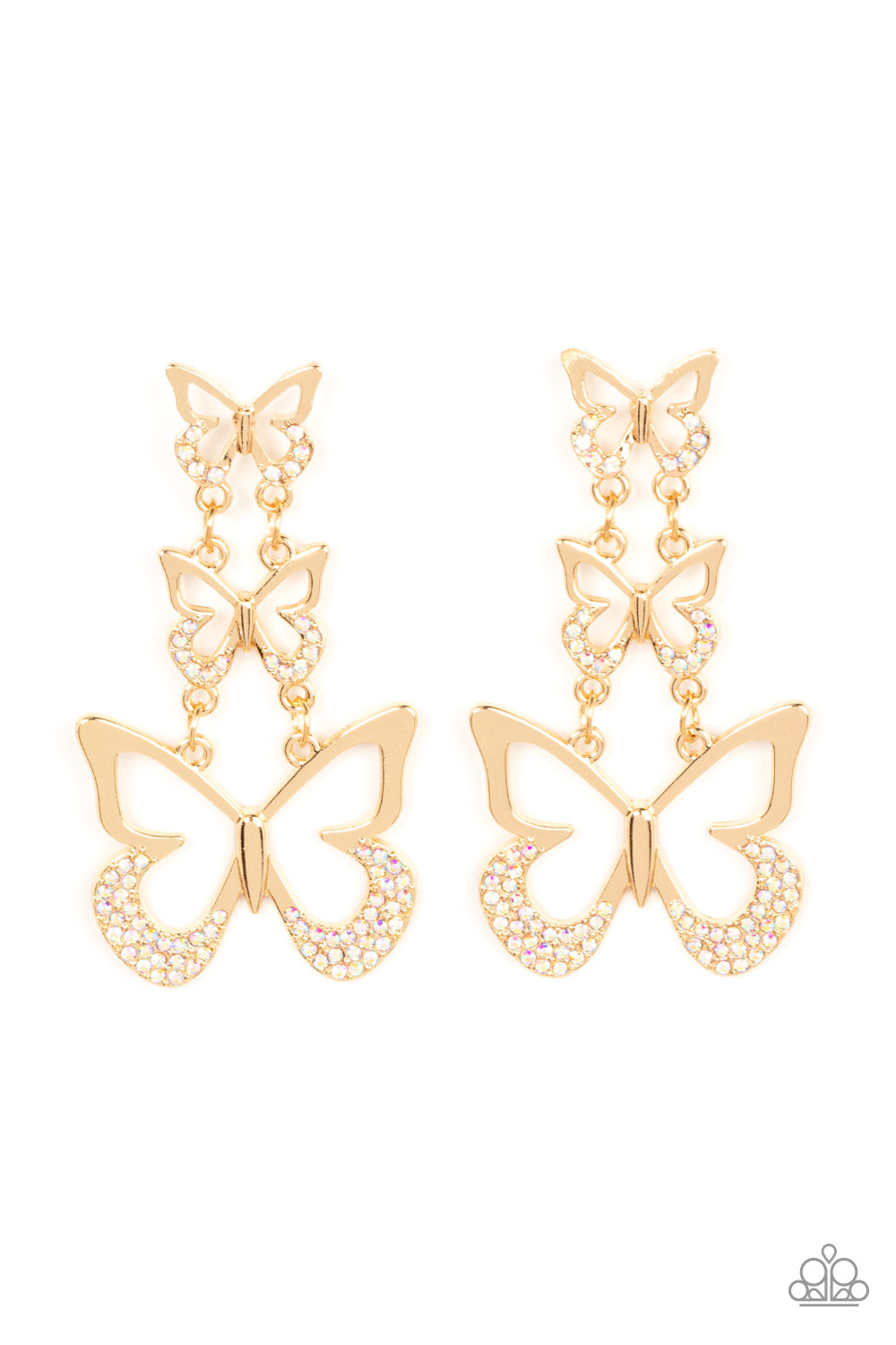 Flamboyant Flutter - Multi earring 2234A