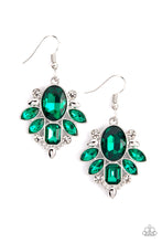 Load image into Gallery viewer, Glitzy Go-Getter - Green earring B037
