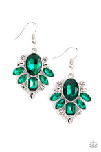 Load image into Gallery viewer, Glitzy Go-Getter - Green earring A050
