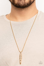Load image into Gallery viewer, Mysterious Marksman - Gold necklace B087
