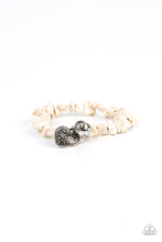 Load image into Gallery viewer, Love You to Pieces - White bracelet 858
