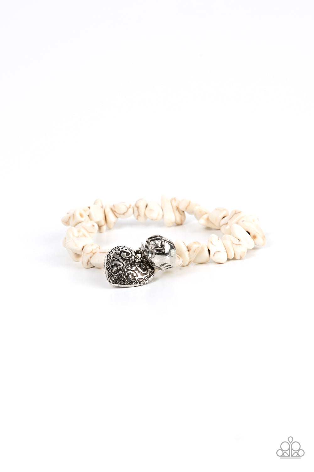 Love You to Pieces - White bracelet 858