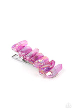 Load image into Gallery viewer, Crystal Caves - Purple hair clip A025
