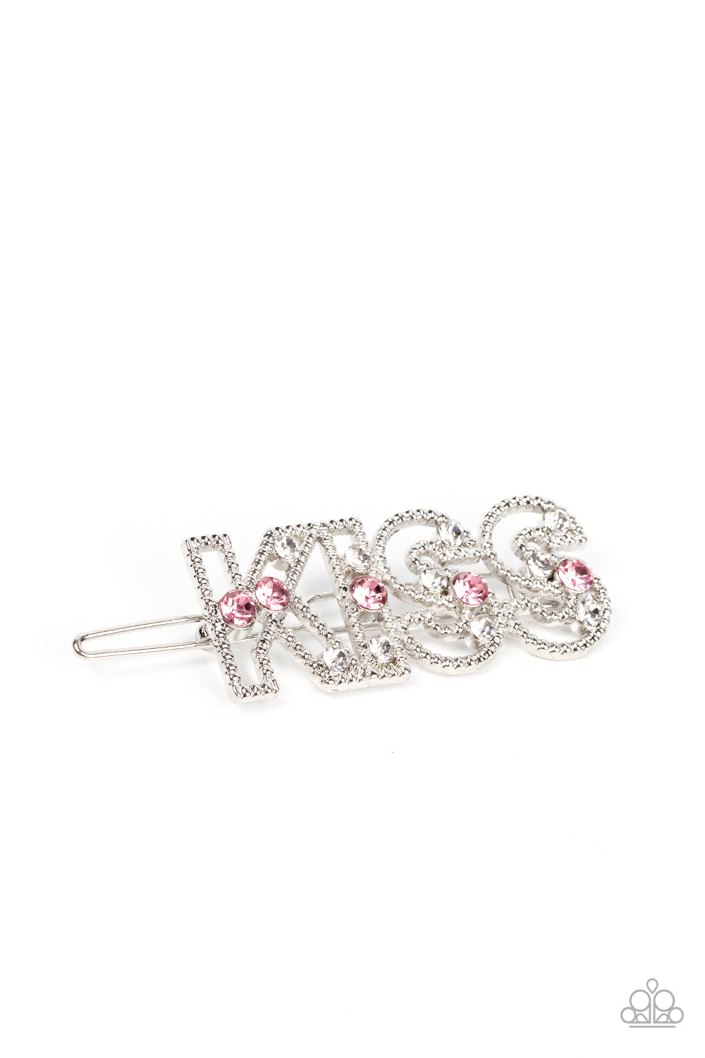 Kiss Bliss - Pink hair clip B089