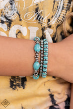 Load image into Gallery viewer, Take By SANDSTORM - Blue bracelet A052
