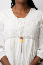 Load image into Gallery viewer, Reel It In - Yellow necklace D070
