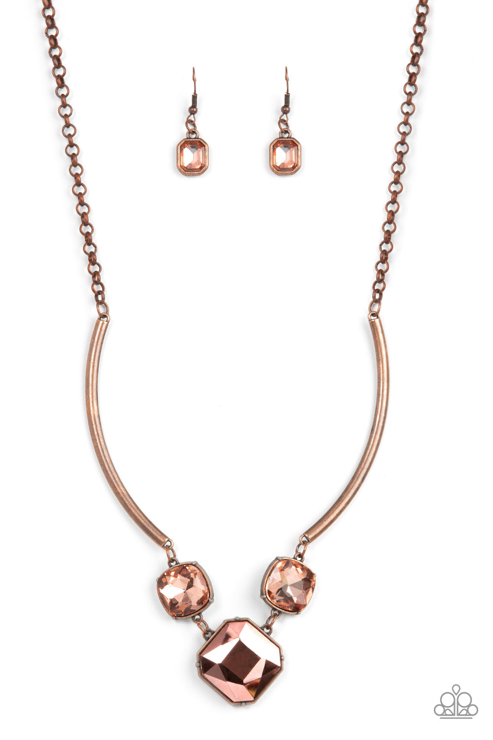 Divine IRIDESCENCE - Copper necklace B122