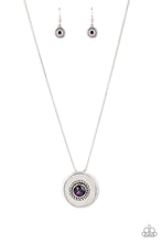 Load image into Gallery viewer, Make Me a MEDALLION-aire - Purple necklace A027
