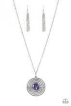 Load image into Gallery viewer, Targeted Tranquility - Purple necklace C022G
