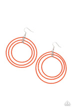 Load image into Gallery viewer, Colorfully Circulating - Orange earring C023A
