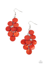 Load image into Gallery viewer, Tropical Tryst - Orange earring B116
