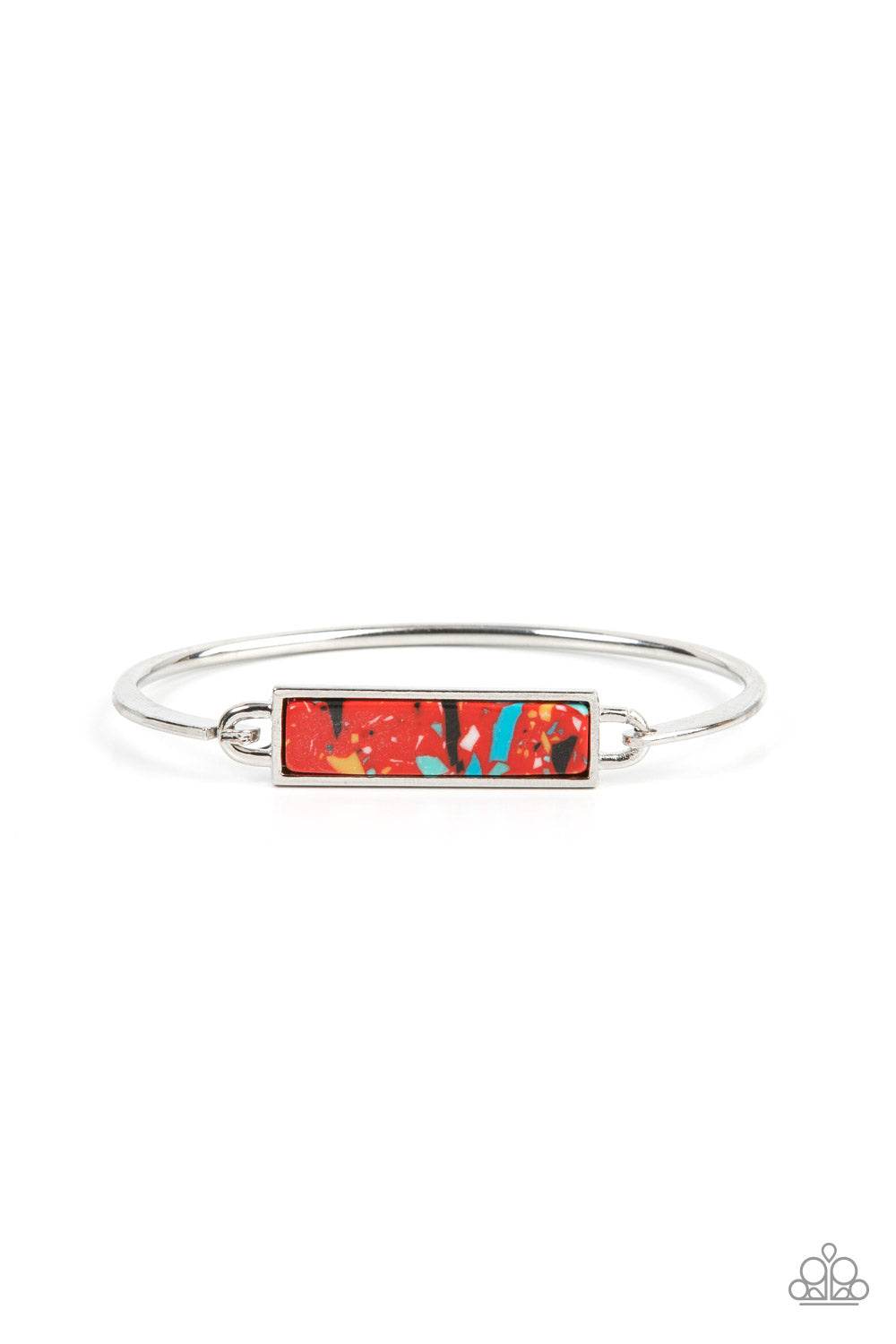 Terrazzo Tarot - Red bracelet C024D