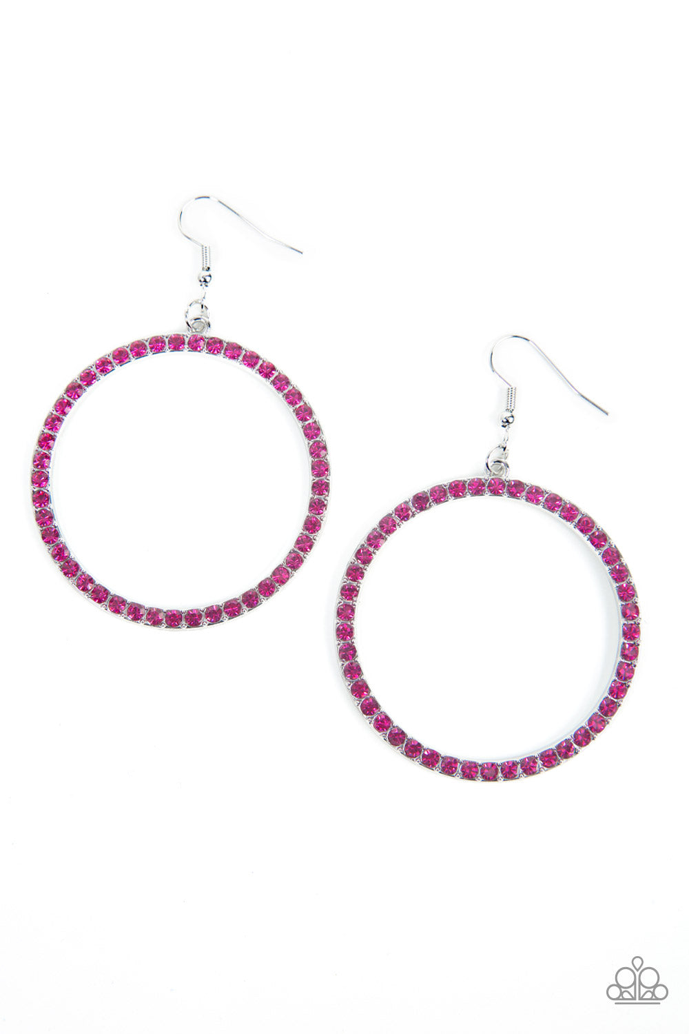 Head-Turning Halo - Pink earring B113