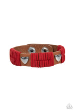 Load image into Gallery viewer, Lusting for Wanderlust - Red bracelet 802
