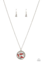 Load image into Gallery viewer, Head-Spinning Sparkle - Red necklace B072
