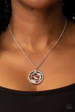 Load image into Gallery viewer, Head-Spinning Sparkle - Red necklace B072
