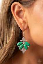 Load image into Gallery viewer, Fantasy Flair - Green earring A077C
