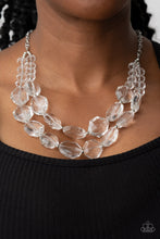 Load image into Gallery viewer, Icy Illumination - White necklace D024
