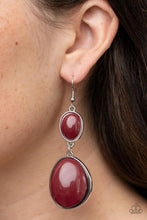 Load image into Gallery viewer, Soulful Samba - Red earring B123

