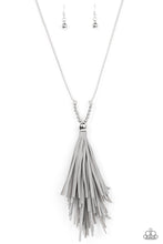 Load image into Gallery viewer, A Clean Sweep - Silver necklace B116
