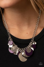 Load image into Gallery viewer, Oceanic Opera - Purple necklace 746
