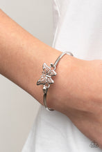 Load image into Gallery viewer, Did I FLUTTER? - Silver bracelet C021
