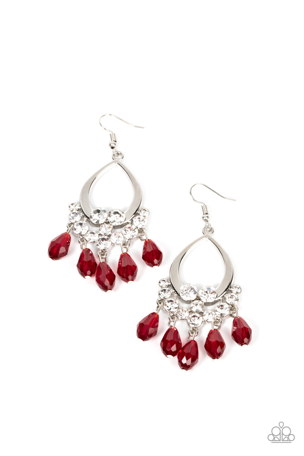 Famous Fashionista - Red earring C023C