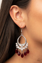 Load image into Gallery viewer, Famous Fashionista - Red earring C023C

