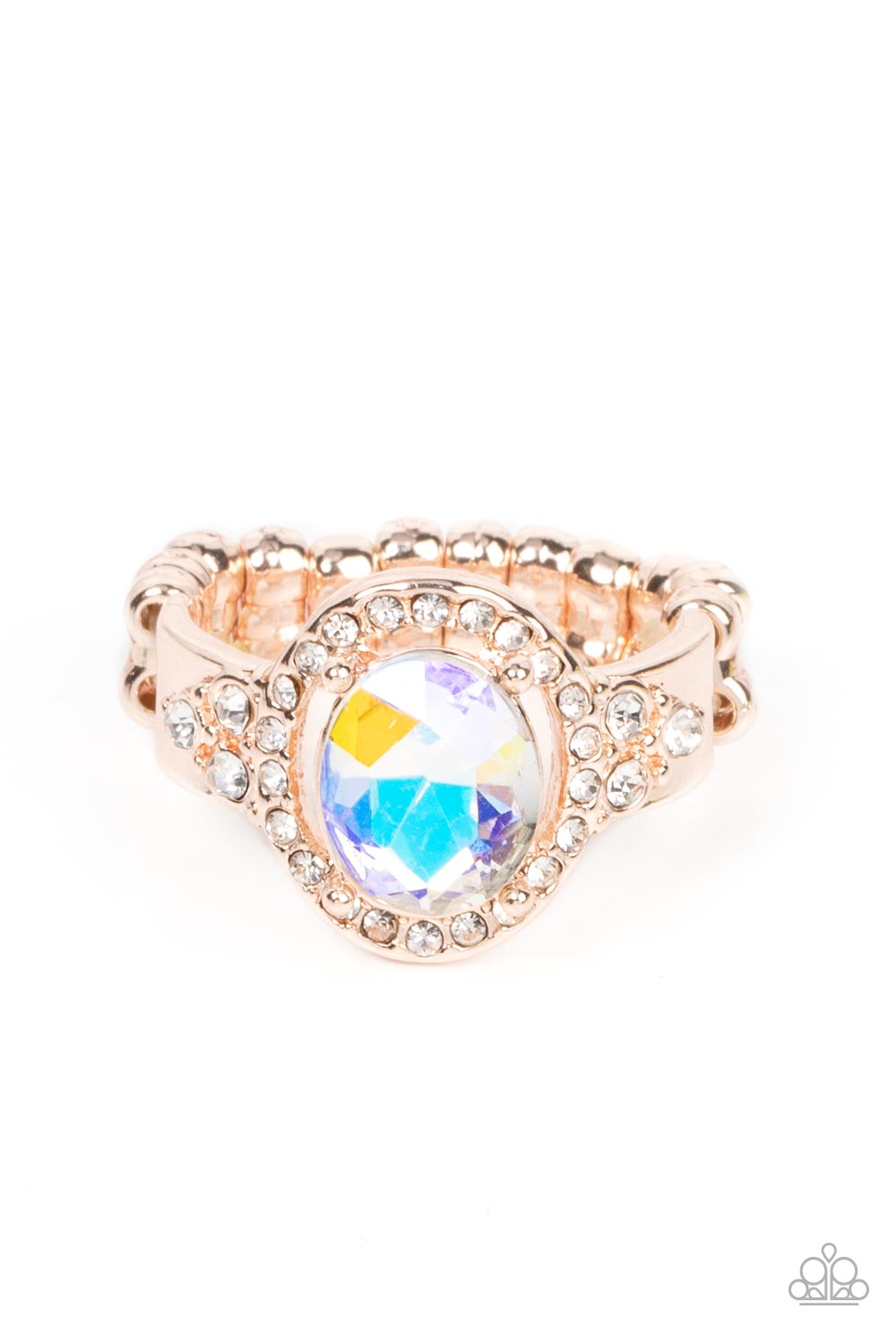 Dazzling I Do's - Rose Gold ring D084