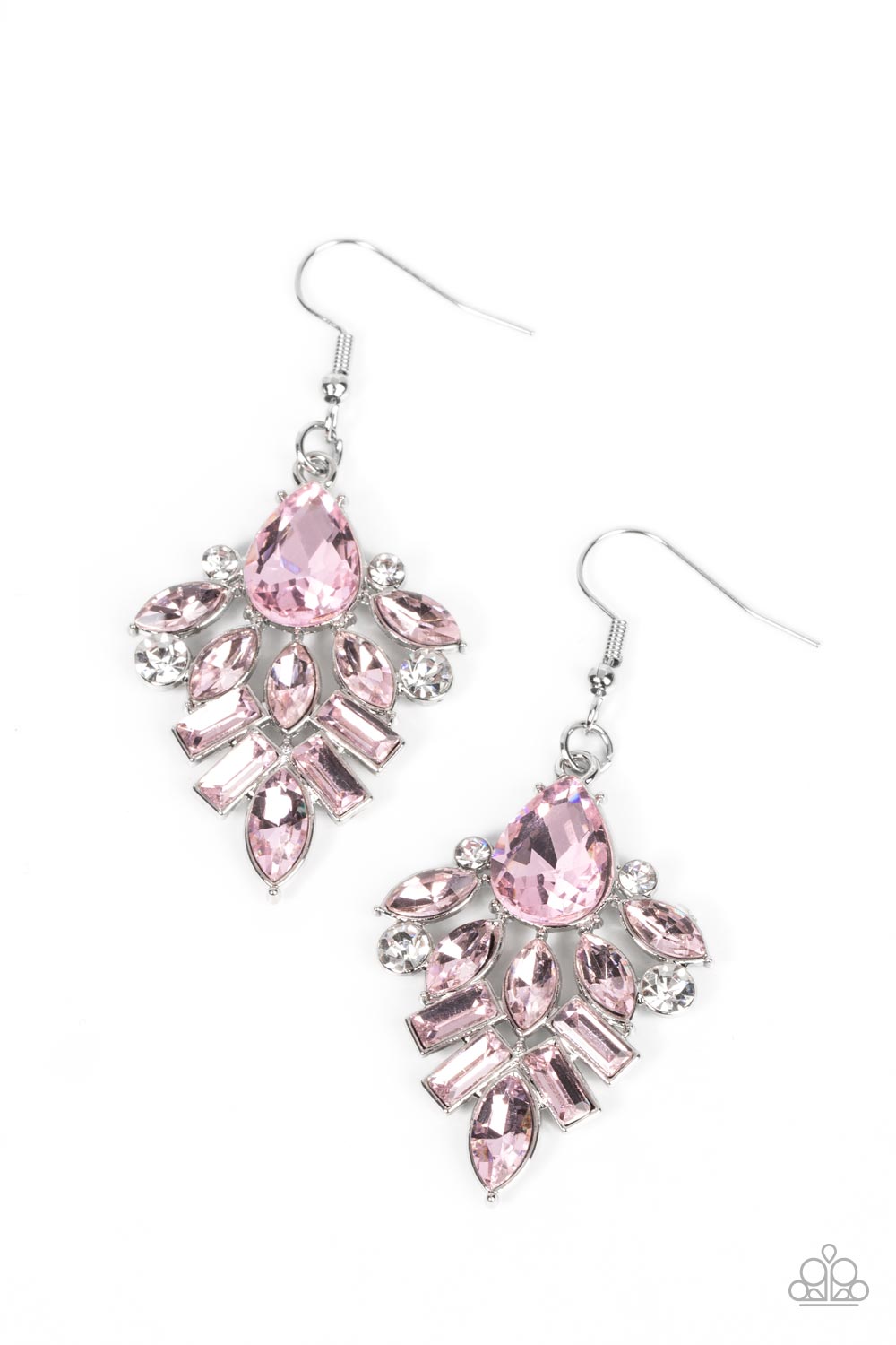 Stellar-escent Elegance - Pink earring B095
