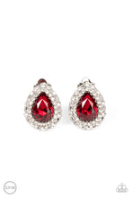 Load image into Gallery viewer, Haute Happy Hour - Red clip-on earring 1875
