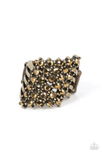Load image into Gallery viewer, Slanted Smolder - Brass ring D038
