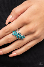 Load image into Gallery viewer, Posh Petals - Blue ring B110
