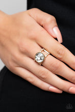 Load image into Gallery viewer, High Roller Sparkle - Gold ring A029
