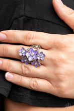 Load image into Gallery viewer, Boastful Blooms - Purple ring B101

