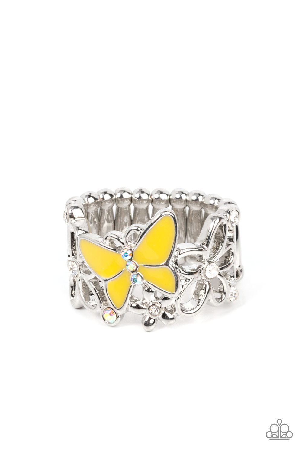 All FLUTTERED Up - Yellow ring B111