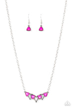 Load image into Gallery viewer, Pyramid Prowl - Pink necklace C022A
